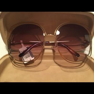 Chloe Square Carlina 62 MM Sunglasses